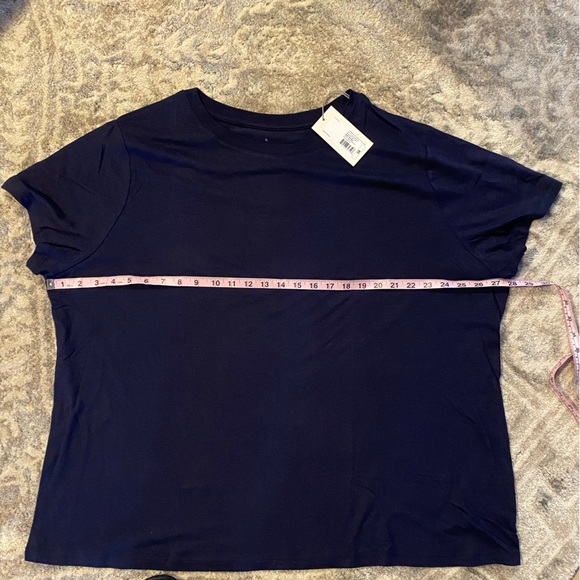 A NEW DAY Tee‎ navy 3X - Picture 4 of 7
